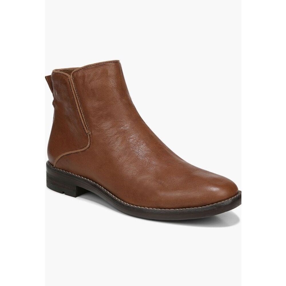 Franco Sarto Marcus Bootie Leather Cognac Color  Size  8M